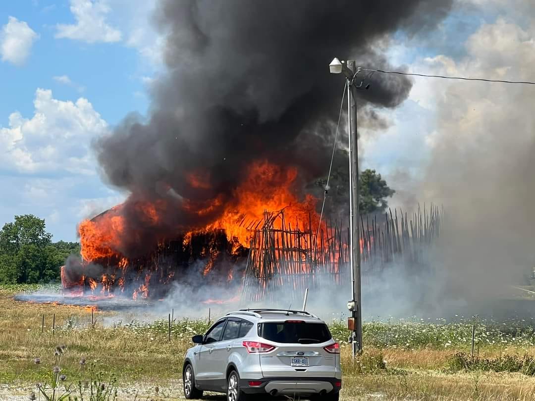 Fire destroys reconstructed historic longhouse structure