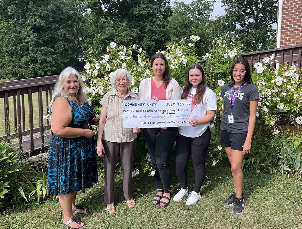 Ohsweken Baptist Church raises money for SNCFS