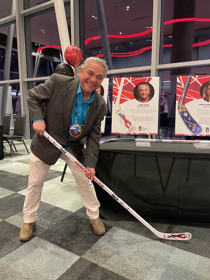 Indigenous hockey sticks gifted at 2023 World Juniors