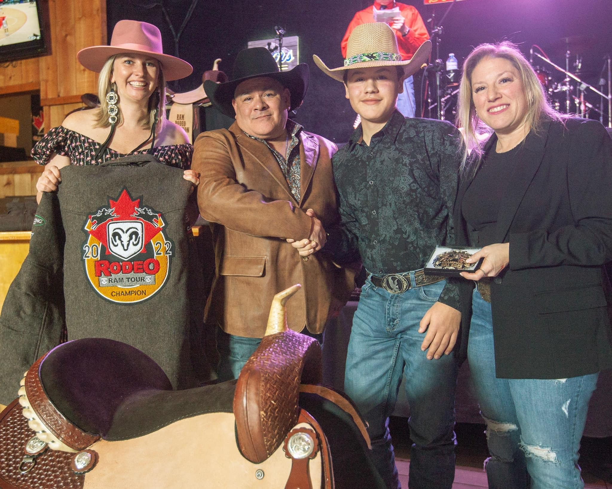 Six Nations bull riding champion Noah VanEvery honoured