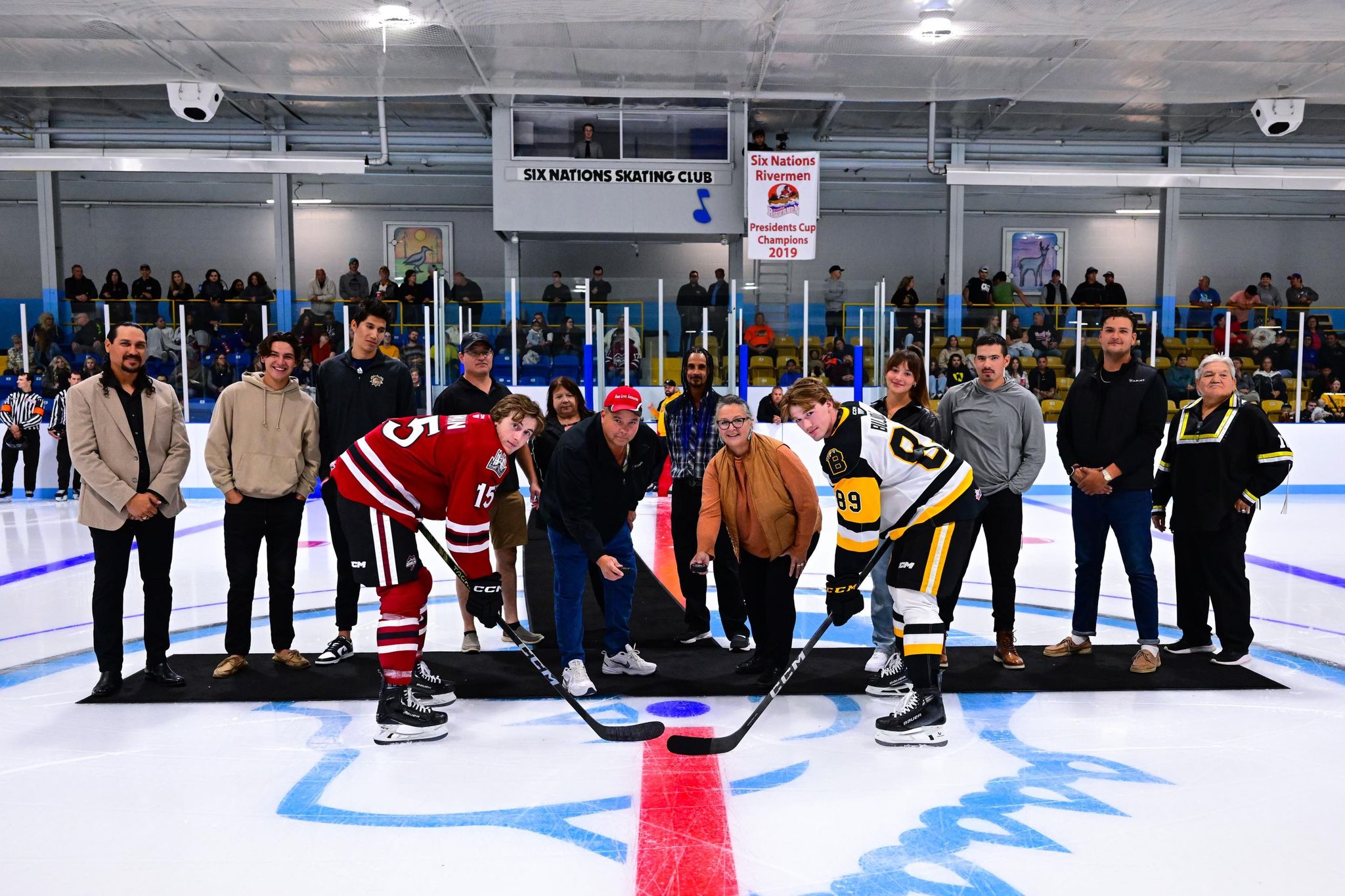 OHL hosts exhibition match at the Six Nations Sports and Cultural Memorial Centre