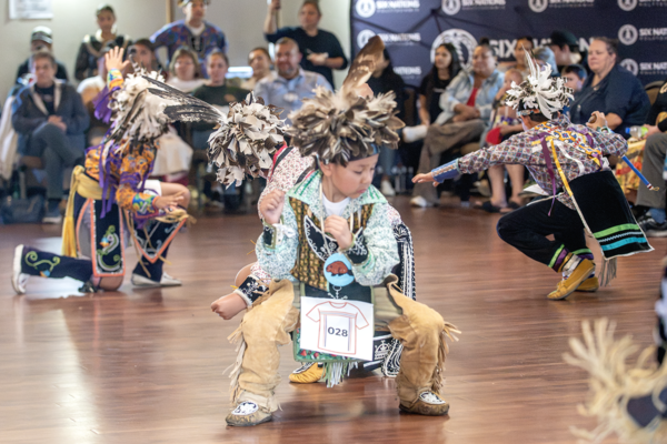 Smoke Dancing in observance of National Truth and Reconciliation Day